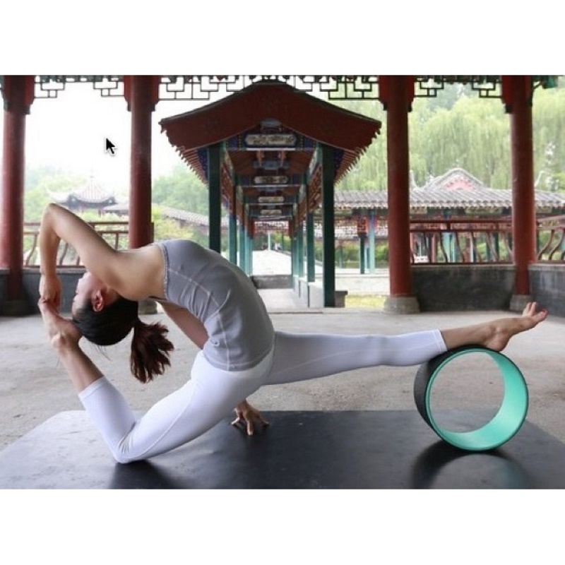 Vòng tập yoga bản rộng 20cm và 13cm bề mặt gai 3D chịu lực 250kg , nhựa đổ ABS cao cấp, hỗ trợ tập yoga gym thể hình , massage lưng và hỗ trợ các tư thế chuyên nghiệp , kích thước 34x34x20cm - Hàng Chính Hãng