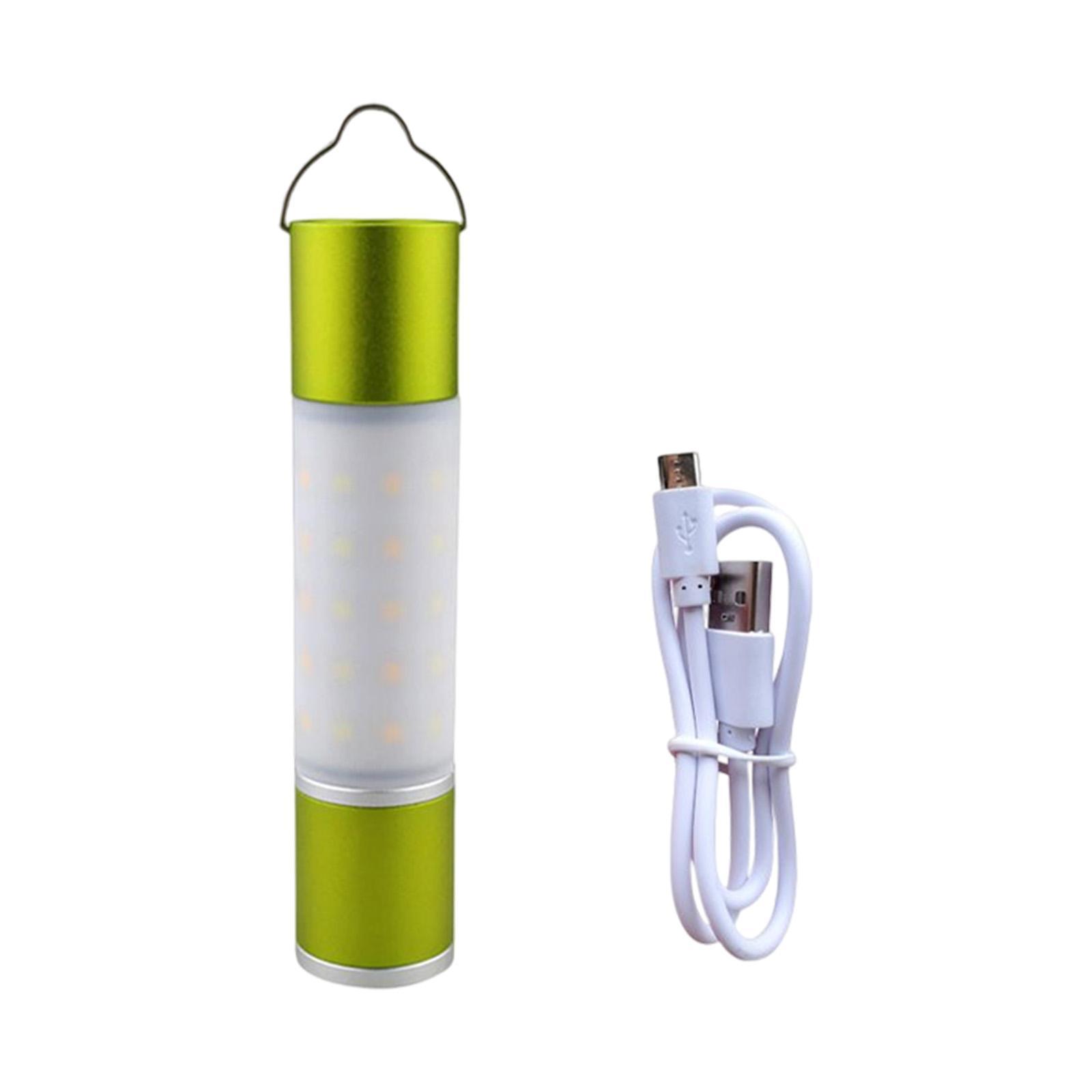 2Pcs Mini Flashlight USB Rechargeable for Camping Hiking