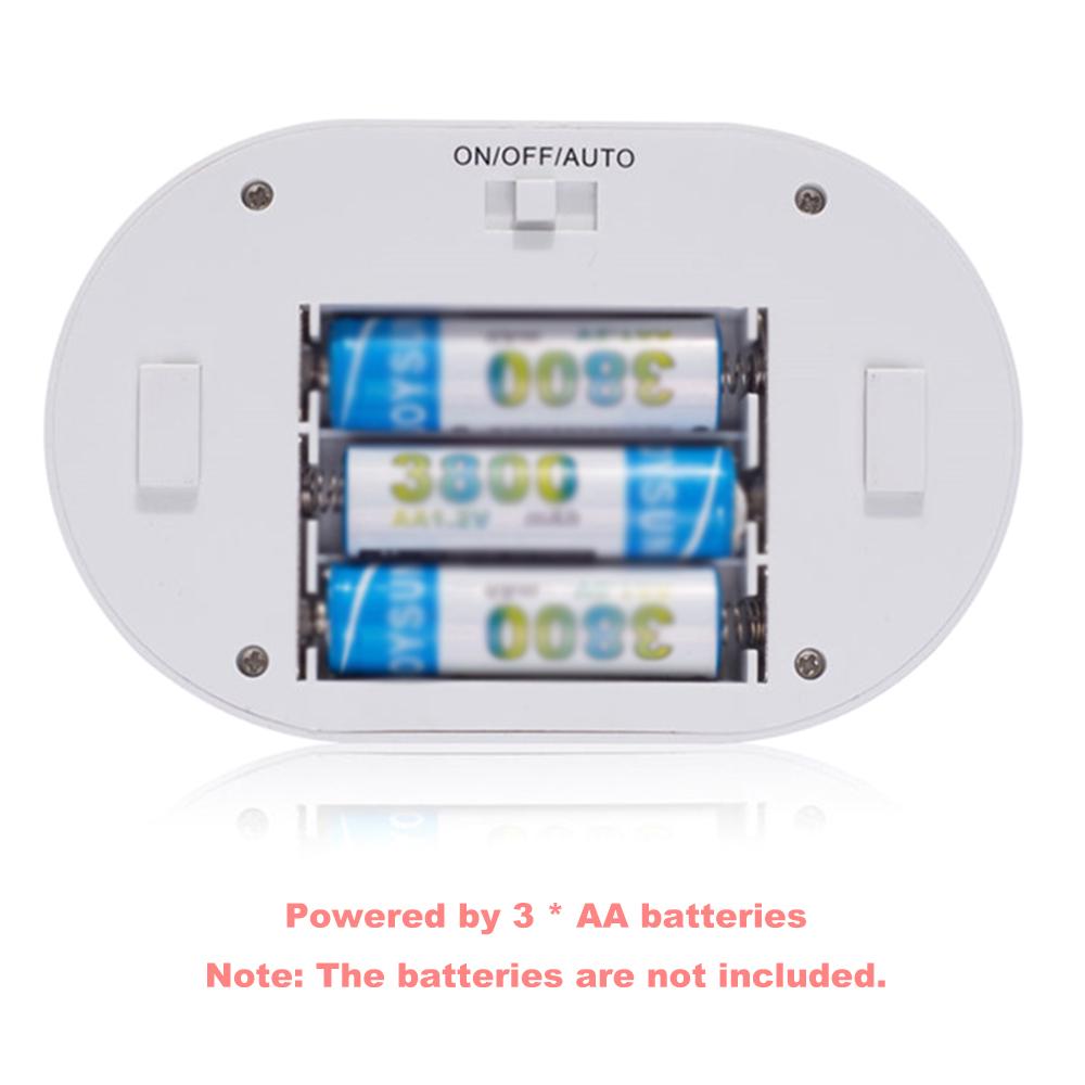 Đèn LED cảm biến, có thể tự động xác định ngày và đêm và sẽ chỉ chiếu sáng vào ban đêm khi phát hiện chuyển động