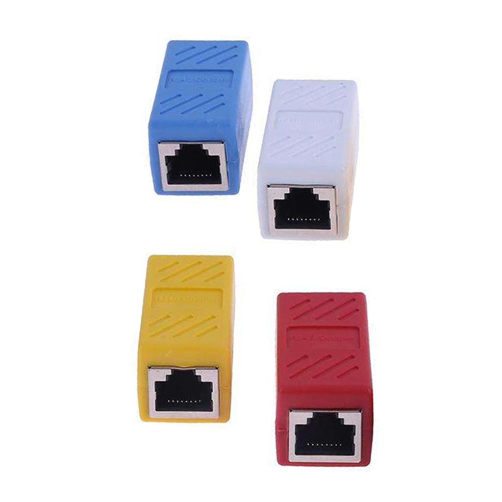 Coupler Inline CAT5E Coupler LAN Cable Connector Female To Female