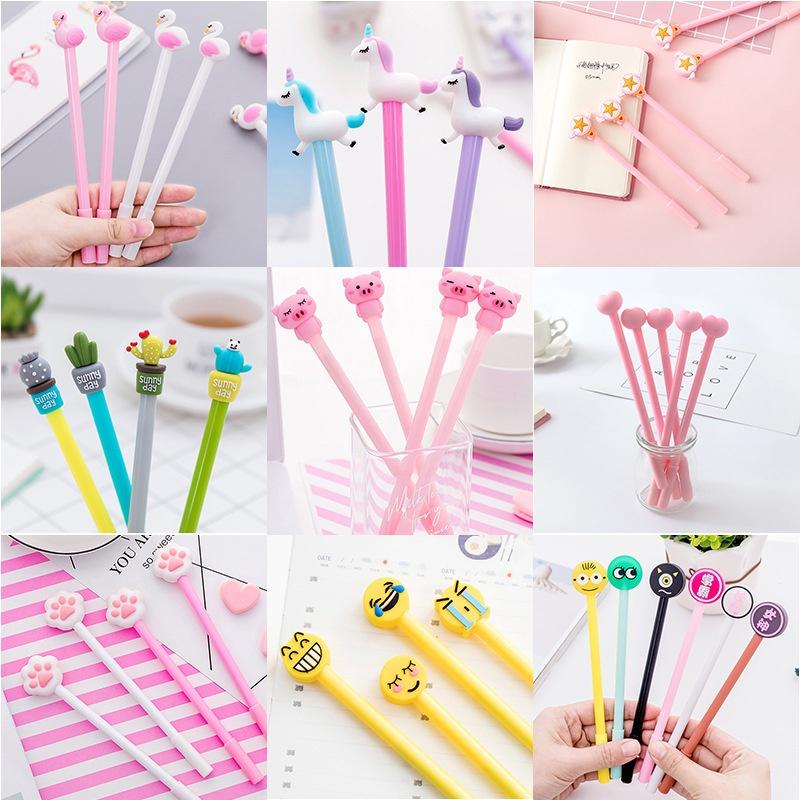 Combo 10 20 50 bút hoạt hình cute ssshop phụ kịên