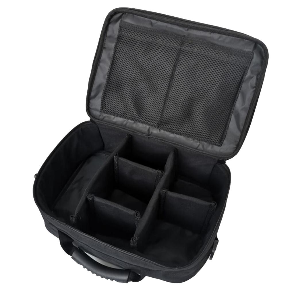 Fishing Reel Storage Bag Large Lure Line Hook Gear Box Tackle Case Holdall Black