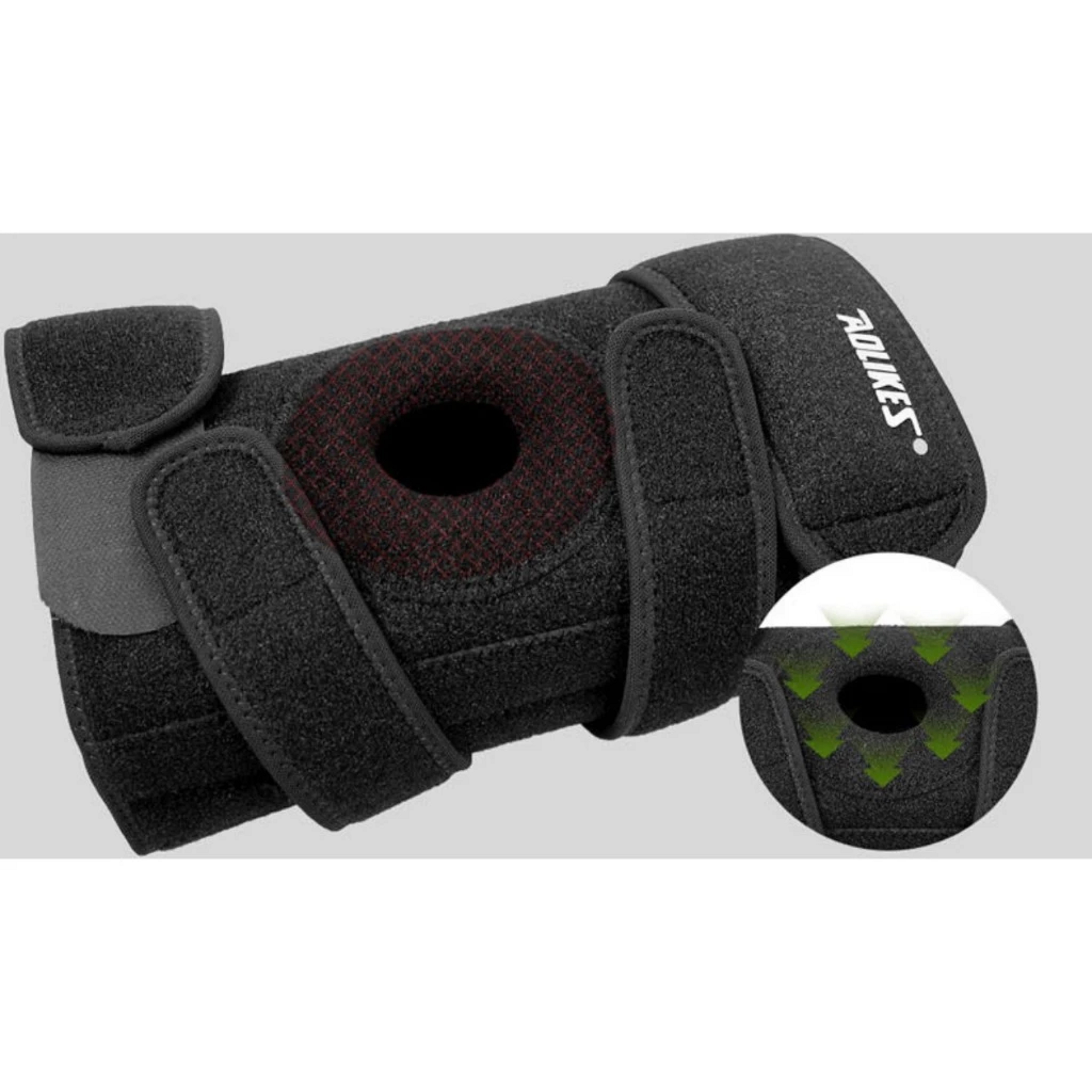Đai quấn bảo vệ đầu gối thể thao AOLIKES A-7913 thoáng khí four spring sport knee support