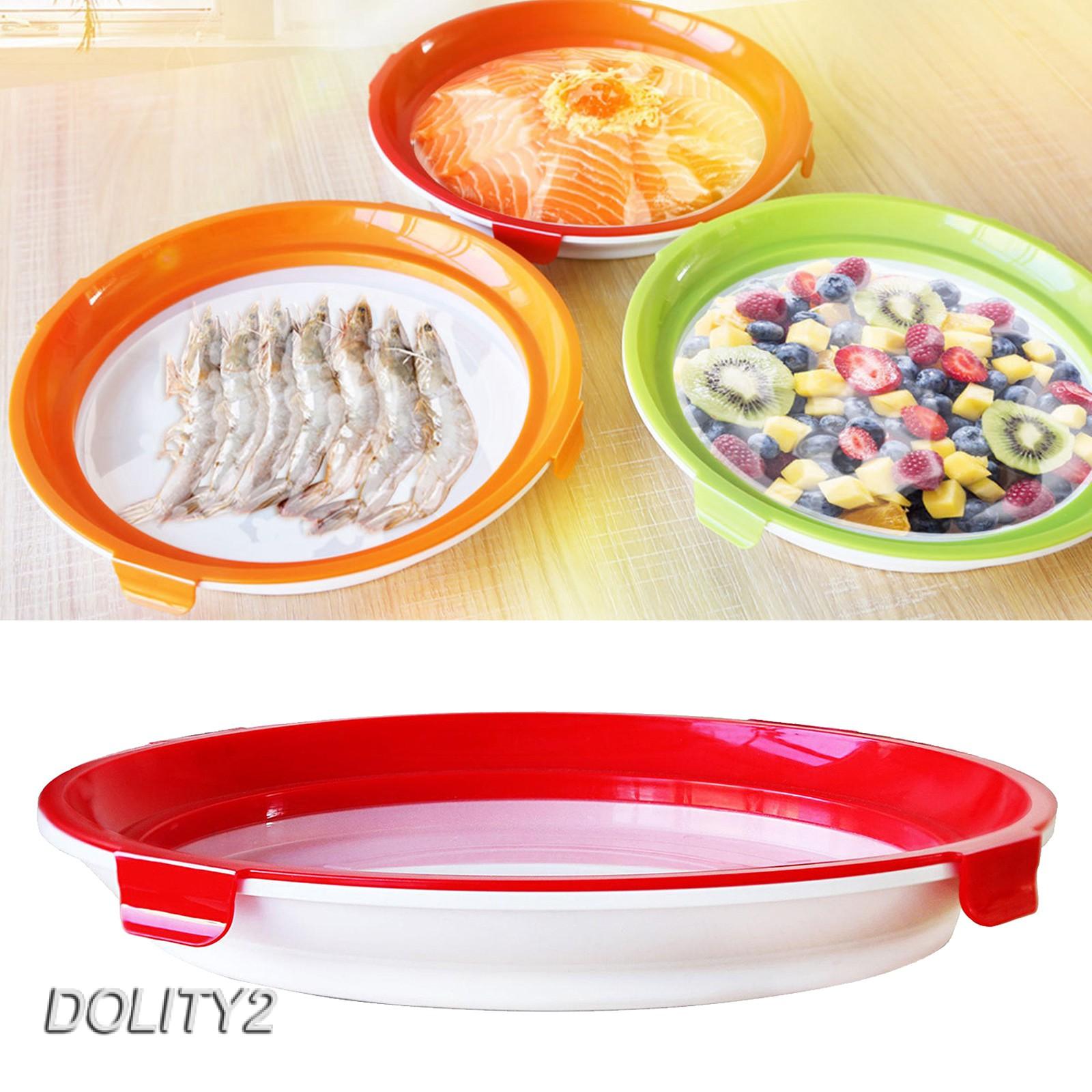 Khay Đựng Thức Ăn 2 Ngăn Tiện Lợi