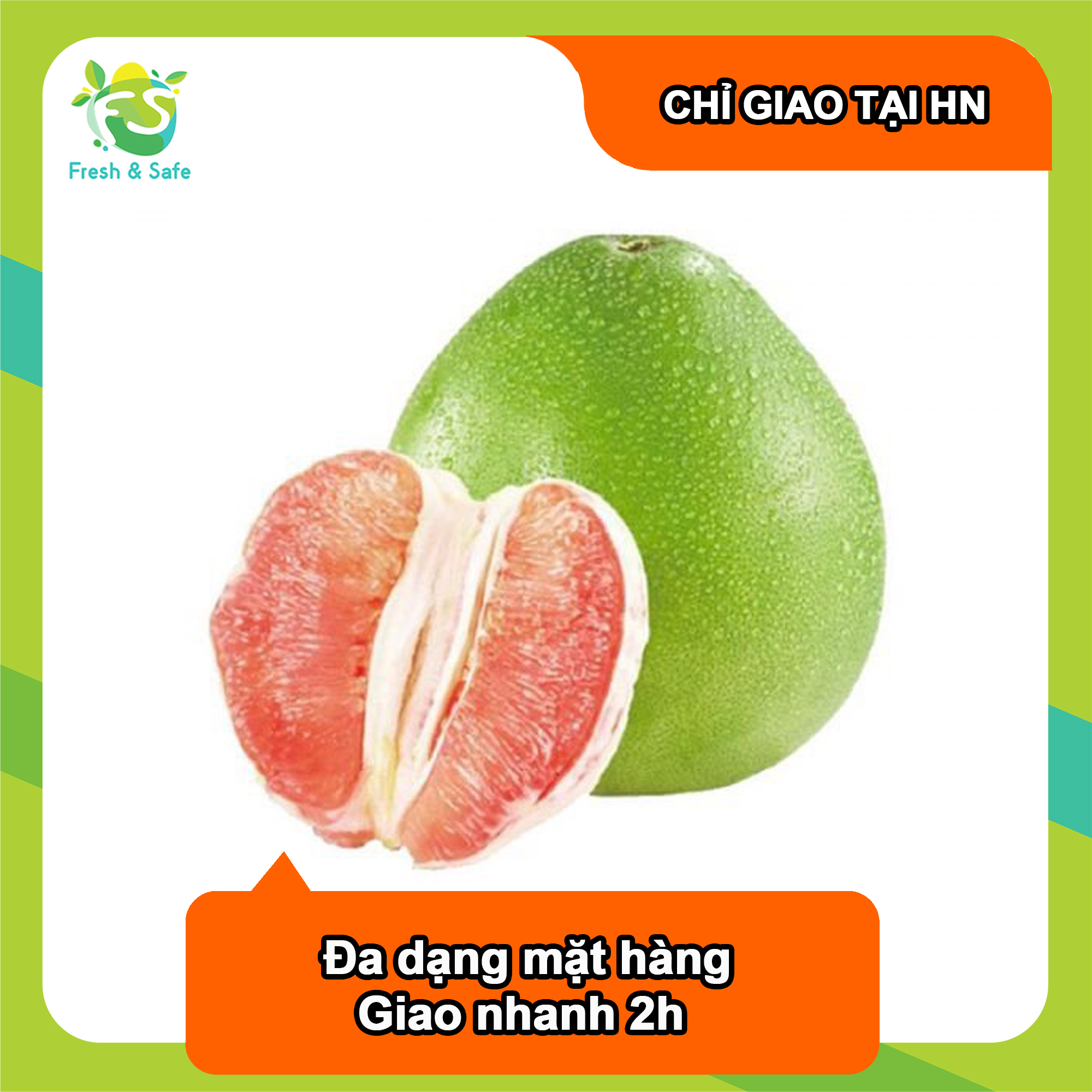 Bưởi da xanh 1 Trái 1.5kg