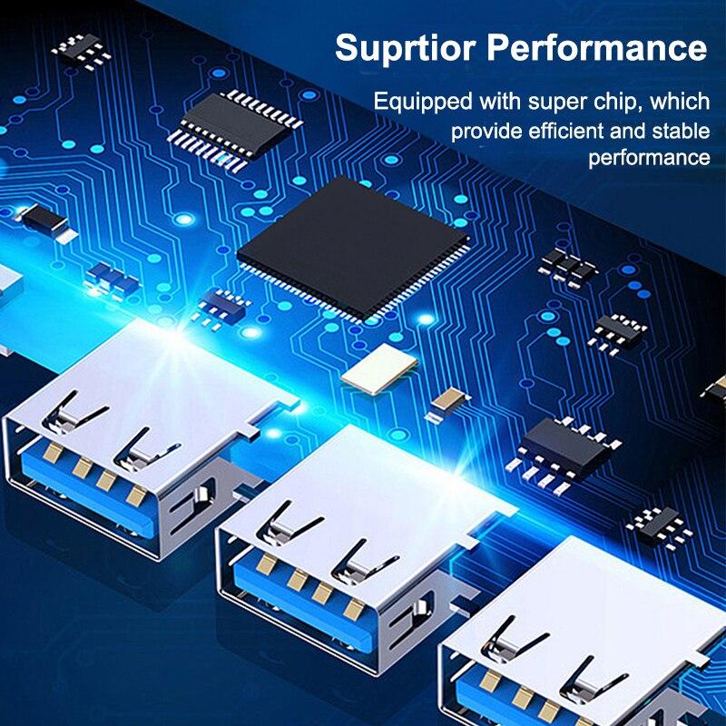 HUB USB C 3.0 3.1 Loại C 4 Cổng Đa Bộ Chia Adapter OTG Cho Máy Tính Máy Tính Xách Tay Phụ Kiện Các USB HUB