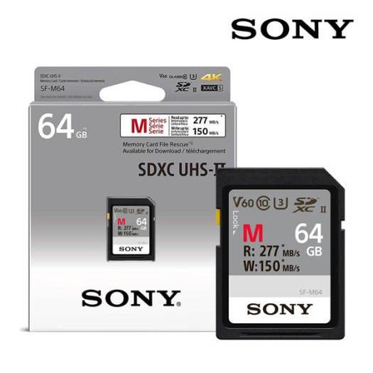 Thẻ Nhớ SDXC Sony UHS-II SF-M/T2 64GB 277MB/s (Hàng Chính Hãng)