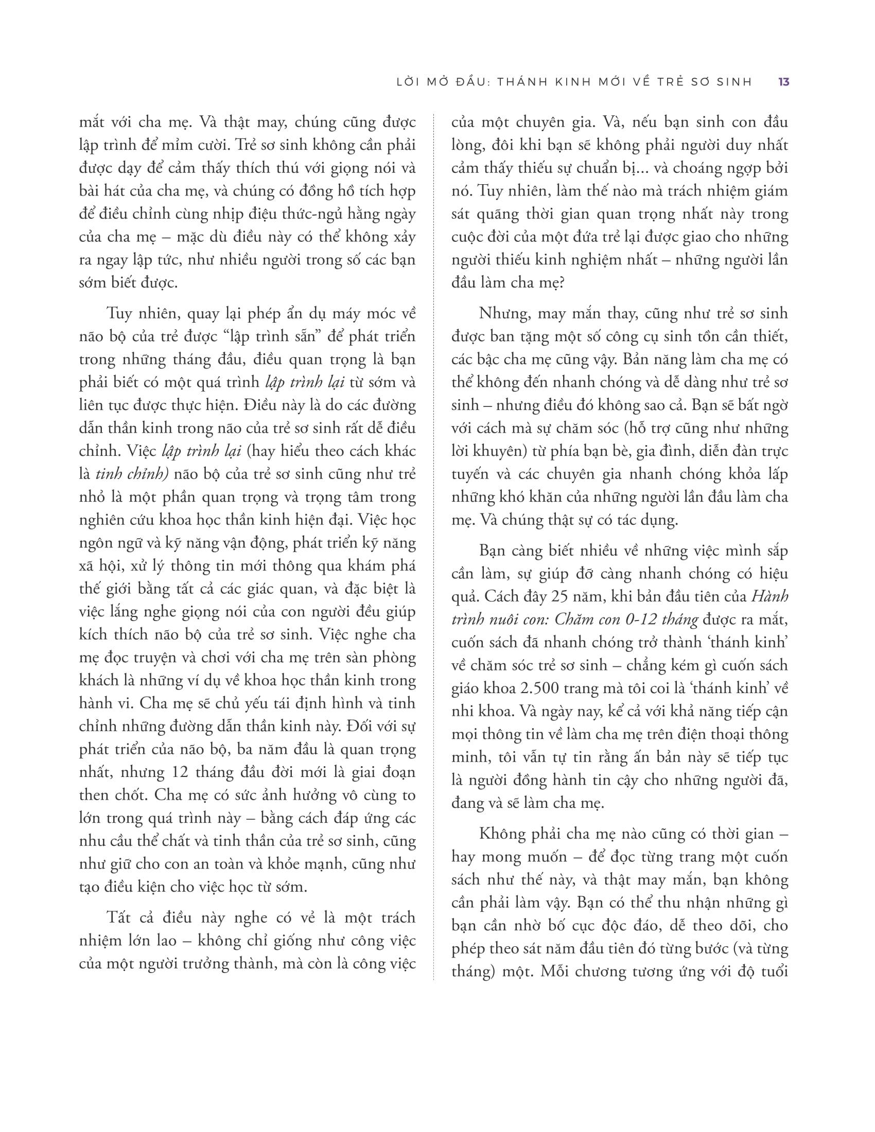 Sách - Hành Trình Nuôi Con - Chăm Con 0-12 Tháng - What To Expect - The First Year - Bìa Cứng