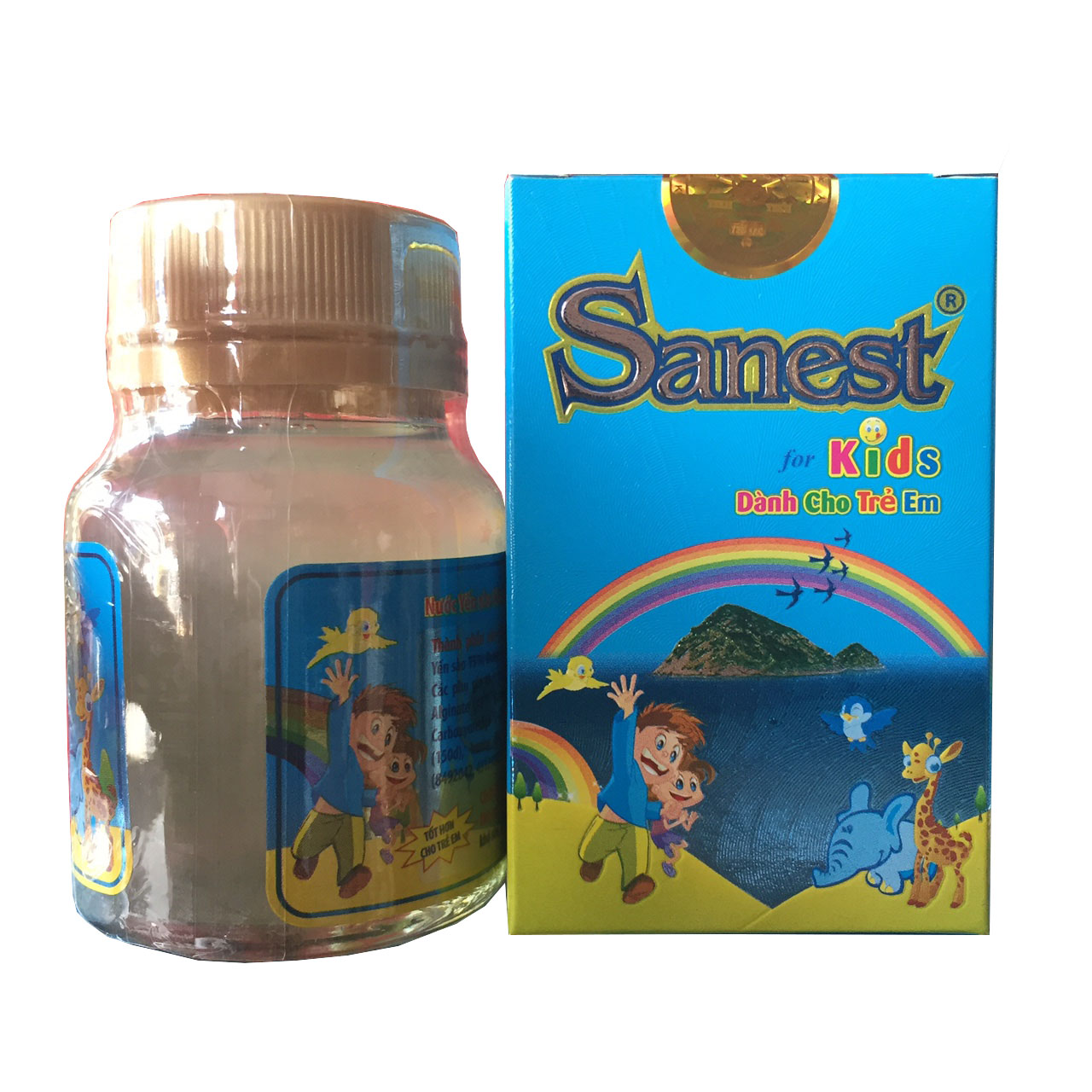 10 hũ Nước Yến Sào Sanest Kids (62ml)