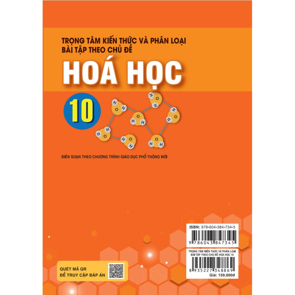 Sách - Trọng Tâm Kiến Thức Và Phân Loại Bài Tập Theo Chủ Đề Hóa Học 10 - Biên soạn theo chương trình GDPT mới - ndbooks