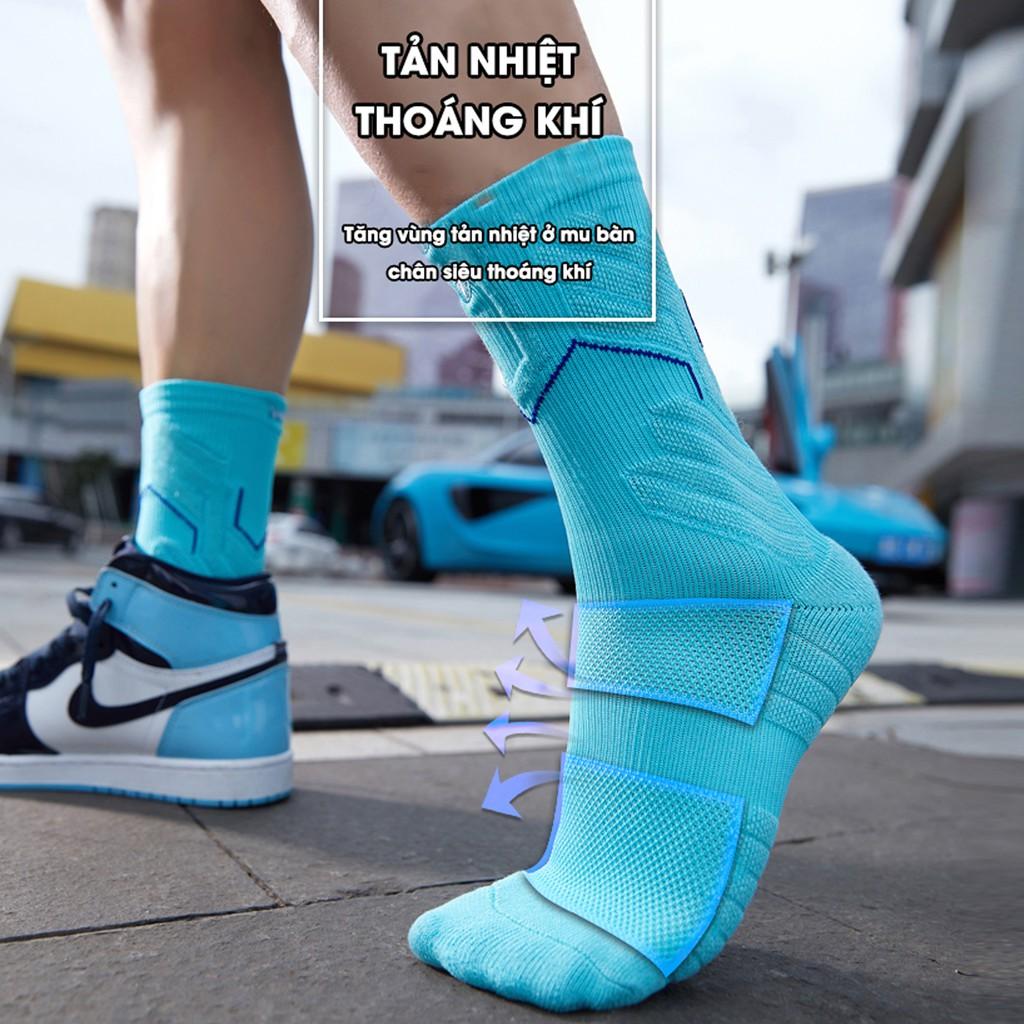 Tất Cổ Cao Nam Nữ Veidoorn, Thoáng Khí Chống Trơn Trượt VT002