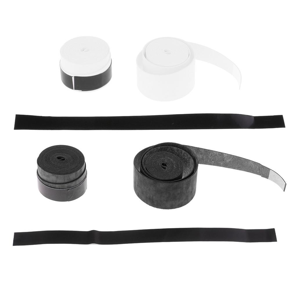 4xTennis Squash Badminton Racket Grip Tape Anti-Slip Overgrip Wrap Black