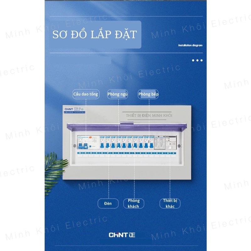 Aptomat CHINT MCB NXB-63, cầu dao chint 1P,2P,3P các loại, aptomat tép Dòng Cắt 6kA