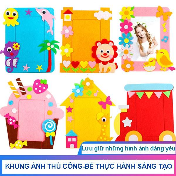 Khung ảnh thủ công - Bé thực hành sáng tạo