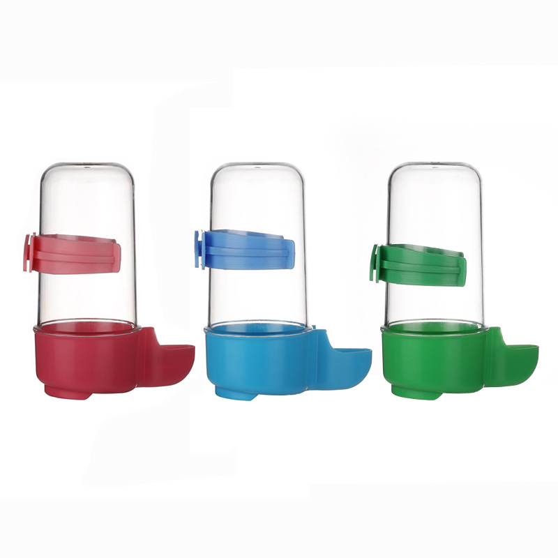 Bình nước gắn lồng cho gà đá chim cảnh hamster 150ml
