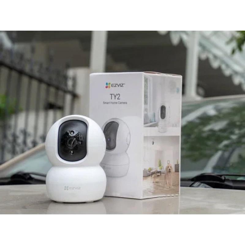 Camera Wifi Ezviz TY2 đàm thoại 02 chiều, quay 360 độ trong nhà, hình ảnh rõ nét Full HD, Ngày đêm nhìn rõ - Hàng Chính Hãng