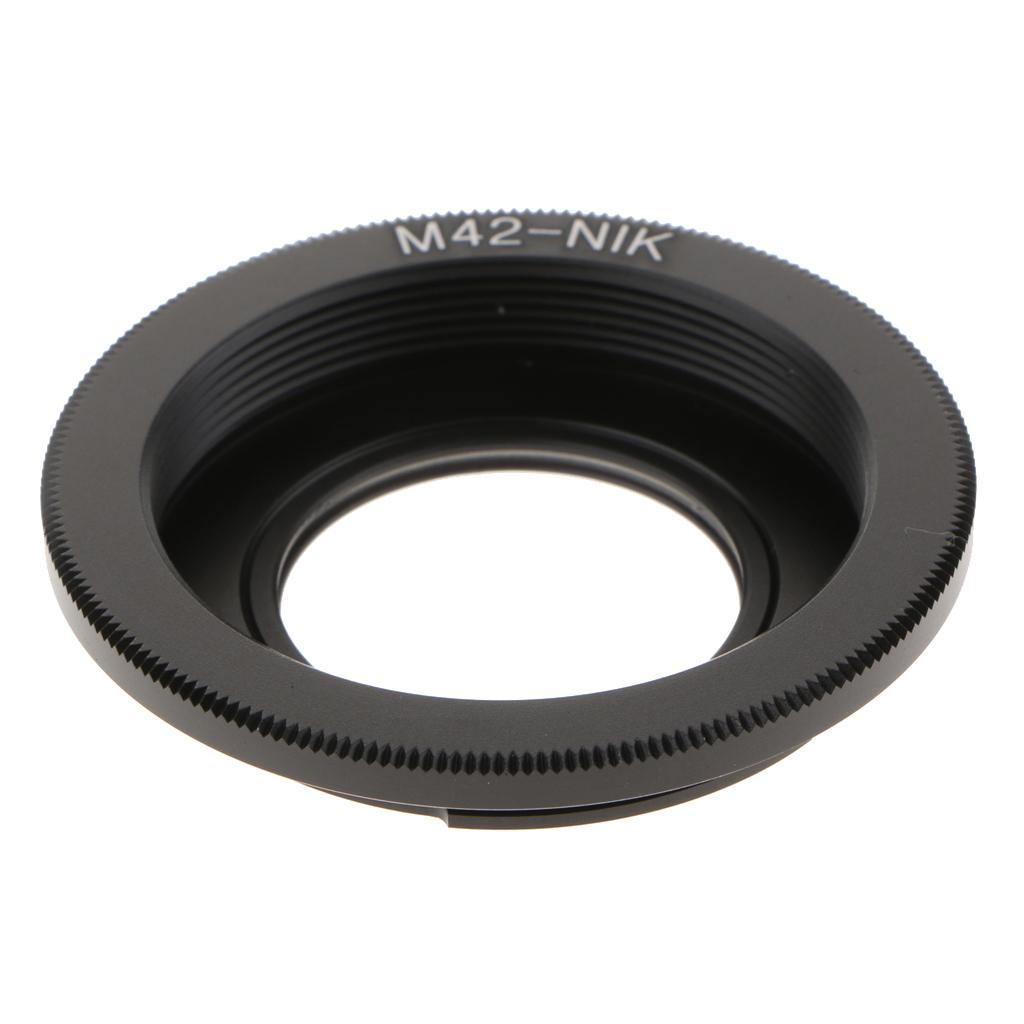 M42 Lens to Mount Camera Adapter with Glass Focus to