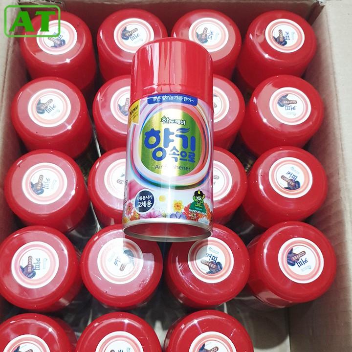 Chai Xịt Khử Mùi Xịt Thơm Hương Cà Phê Hàn Quốc 290ml Màu Hồng