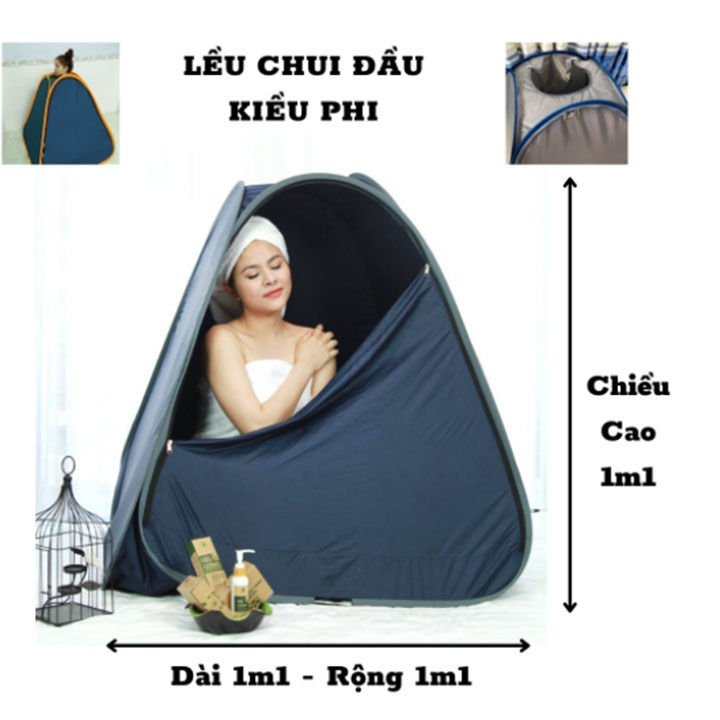 Lều Xông Hơi Sau Sinh Tự Bung Chui Đầu Tại Nhà Cao Cấp- Hàng Chính Hãng