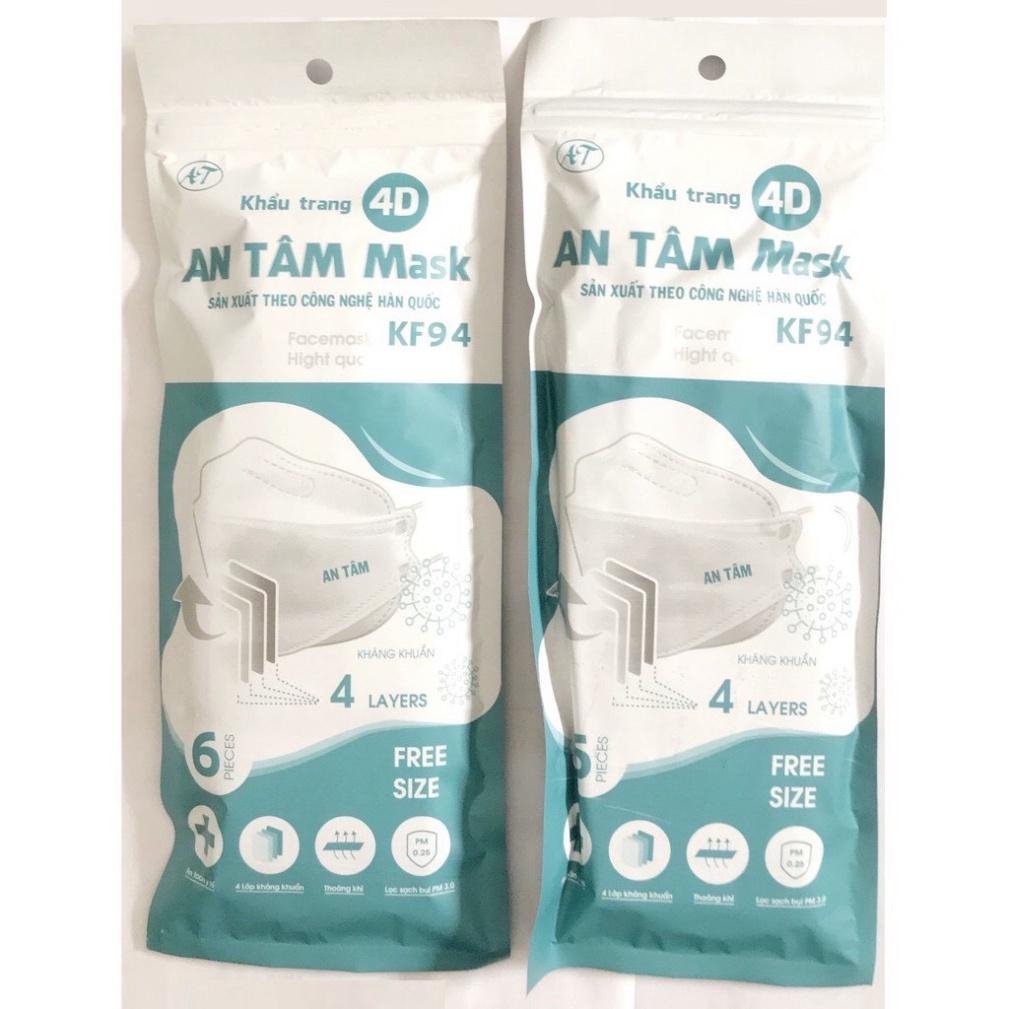 GÓI 5 Chiếc Khẩu Trang 4D KF94 AN TÂM MASK