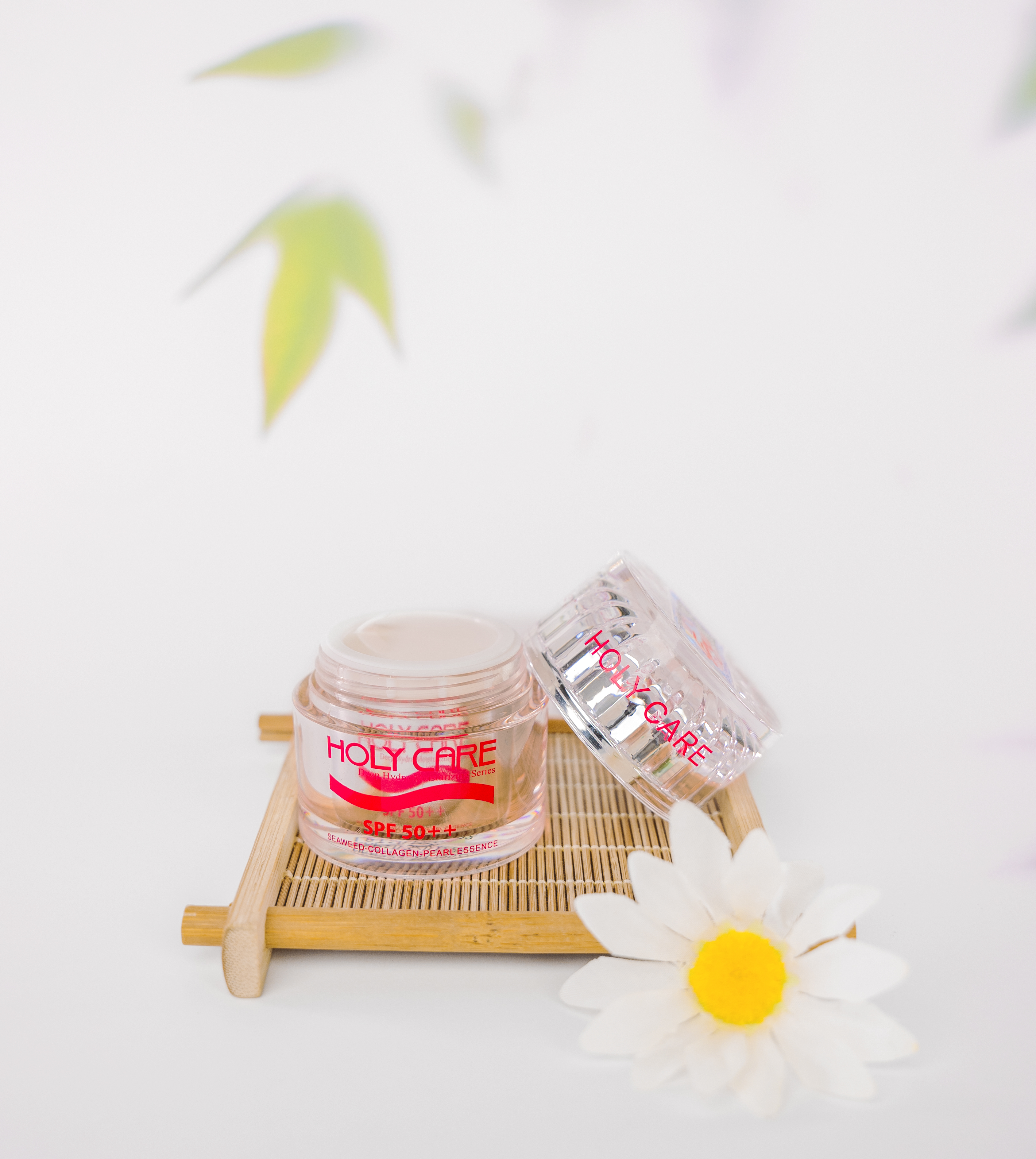 [Tặng bông tẩy trang Grenobil 150 miếng]KEM DƯỠNG TRẮNG DA HOLY CARE NGỌC TRAI RONG BIỂN 15G (NHỎ) - HOLY CARE CREAM WHITENING