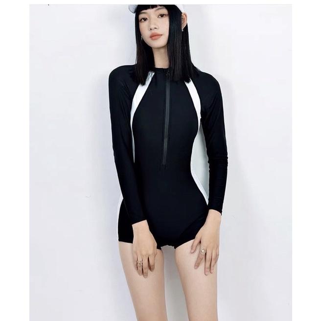 Bikini tay dài khoá kéo kín đáo siêu an toàn