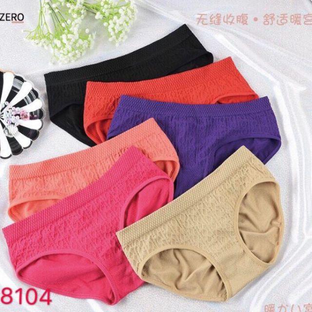 Quần Lót Cotton Hoa Nổi co giãn 4 Chiều