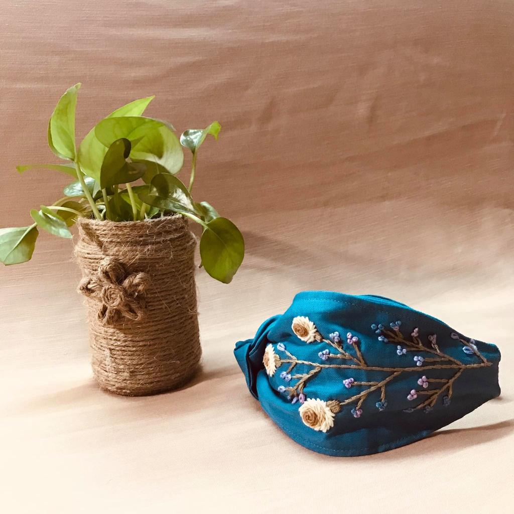 Băng đô handmade thêu tay ANNA
