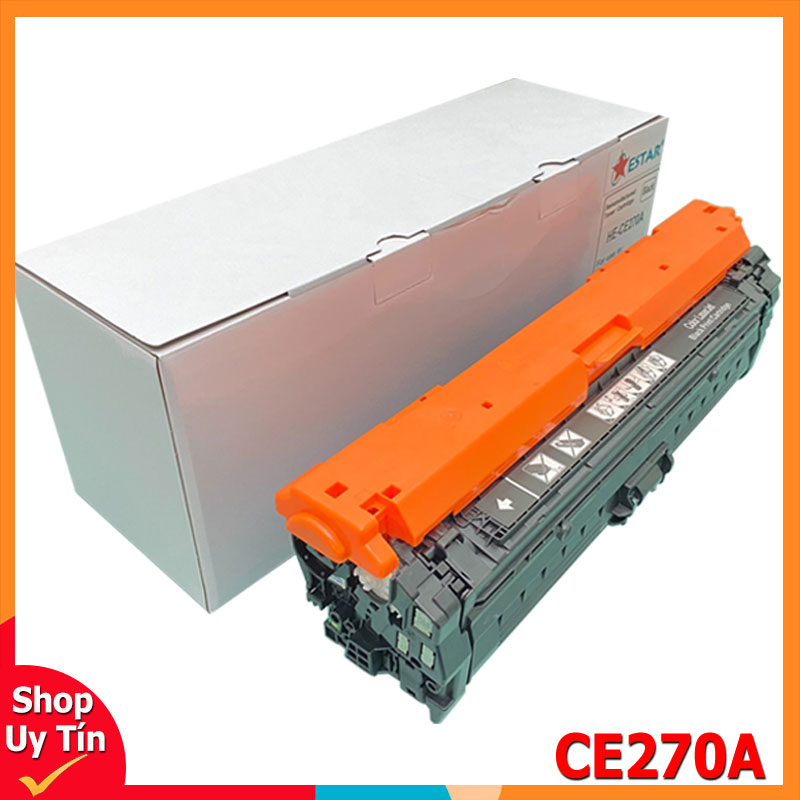 Hôp mực màu Đen CE270A - Dùng cho máy in Lazer màu HP Color 5520/ 5525 | Canon LP 9100/ Canon LBP 9500/ Canon LBP 9600