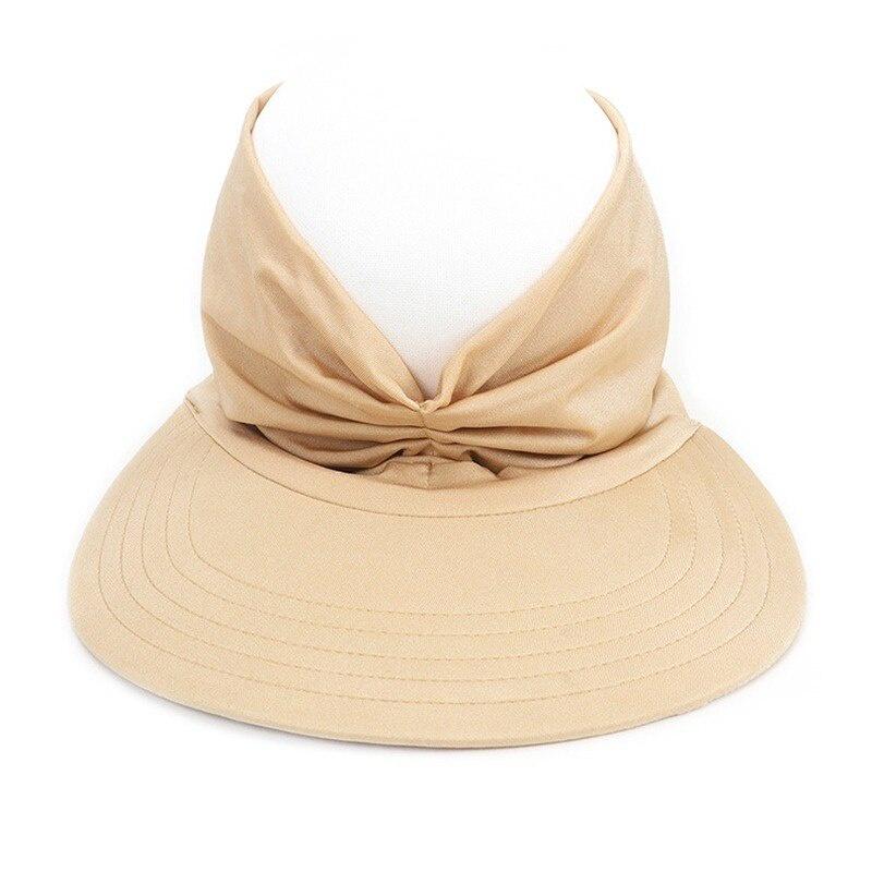 Women Beach Hats Summer Outdoor Sun Shade Wide Brim Caps Hat Empty Top Breathable Sunscreen Sunhat Visor Sport Caps Hats