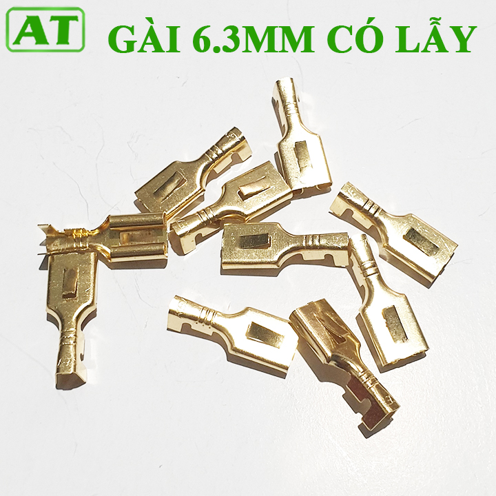 Đầu cos gài 6.3mm, đầu cos chữ T, cốt kẹp dây, cốt nối dây điện