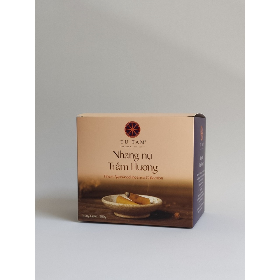 Trầm Nụ Trầm Hương Thiện Sanh Mùi Hương Dịu Nhẹ, Nụ Lớn Thích Hợp Xông Phòng, Thờ Cúng, Hành Thiền Hộp 500g 300 Nụ