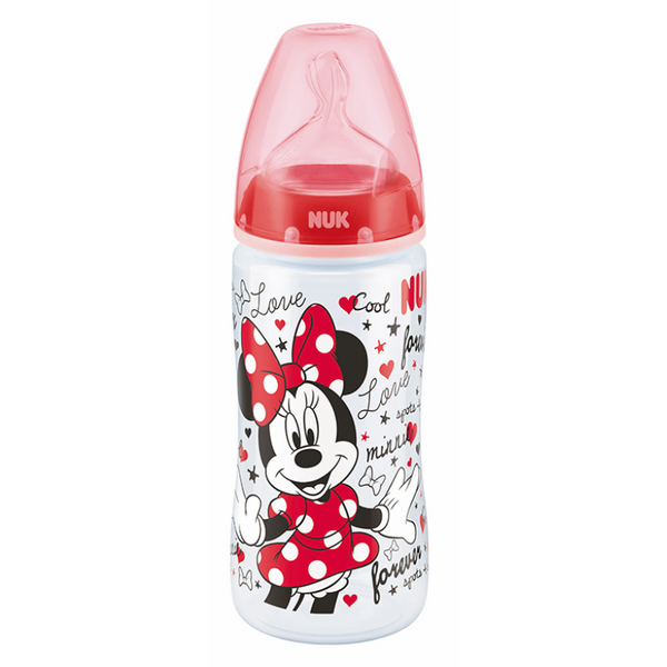 Bình Sữa Nhựa PP 300ml Mickey Núm Ti Silicone S2 Nuk NU12935 - Mẫu Ngẫu Nhiên