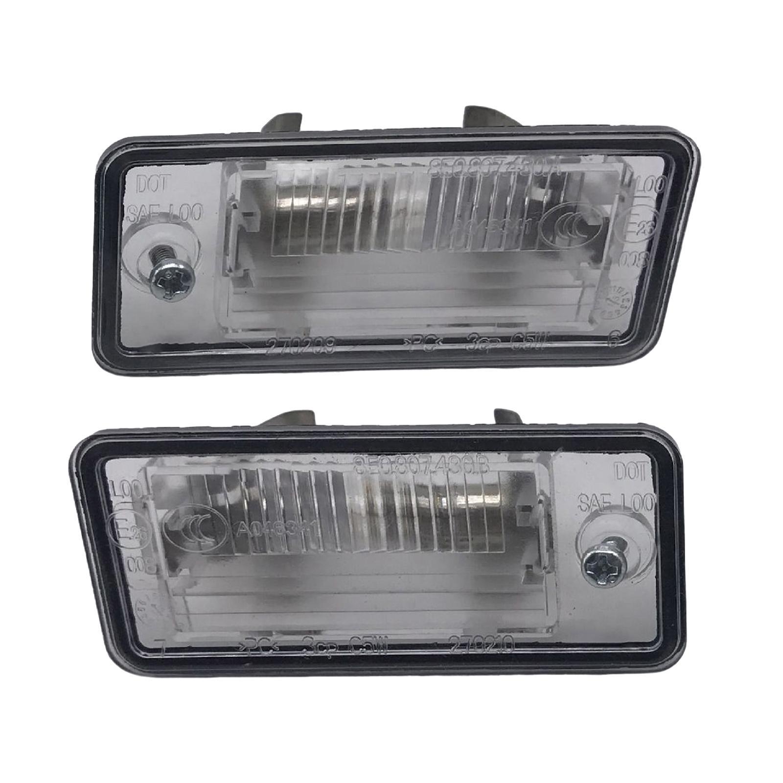 Plate Light Assemblies 8E0807430A/B for A4 B7 Stable Performance Convenient Installation