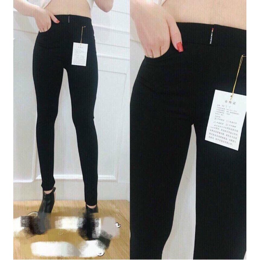 Quần Legging Nữ dài nâng mông chất tuyết mưa co giãn 4 chiều, vải đẹp dày, thoáng mát không xù lông