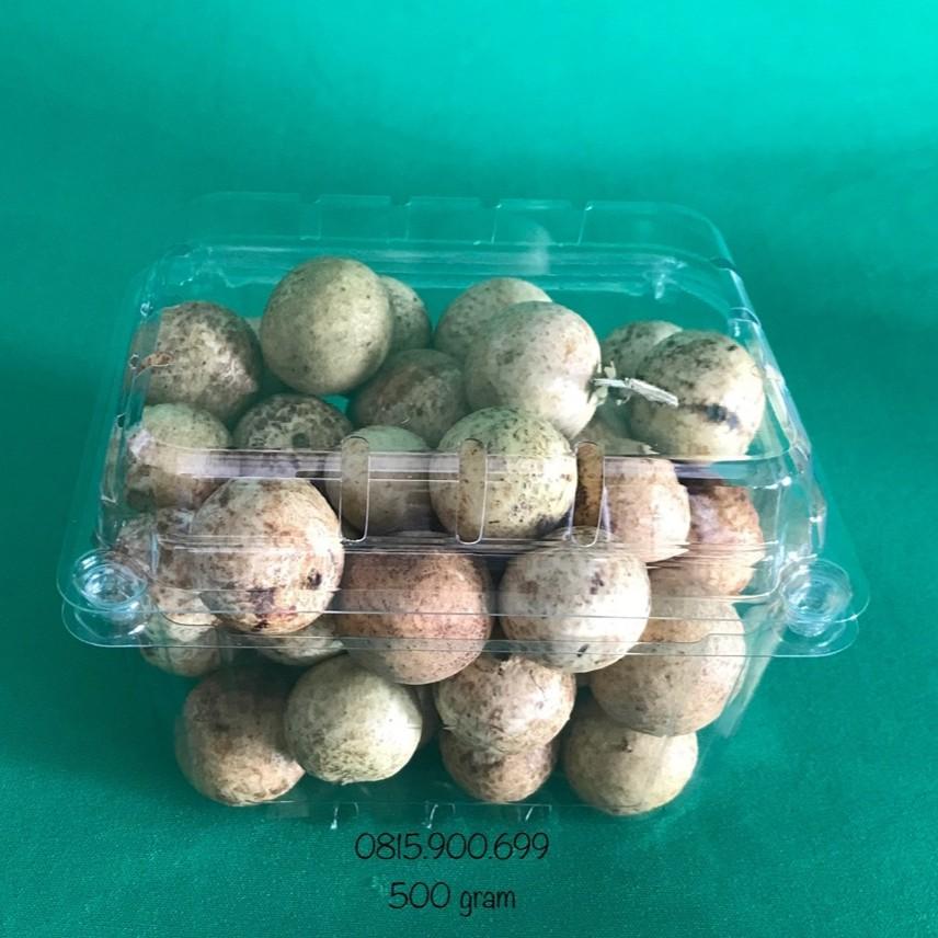 100 BỘ HỘP NHỰA ĐỰNG TRÁI CÂY  (500 gram)