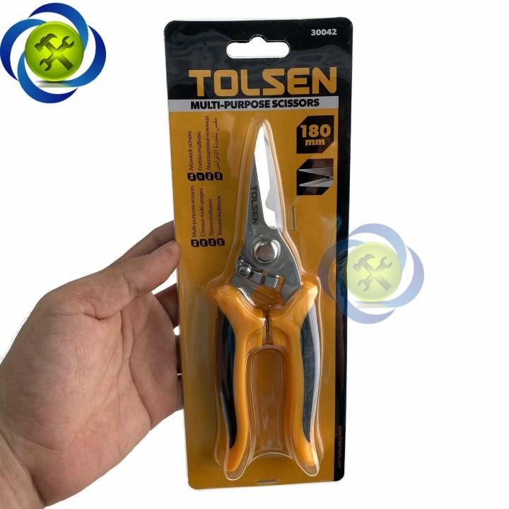 Kéo cắt Tolsen 30042 dài 180mm loại mũi nhọn