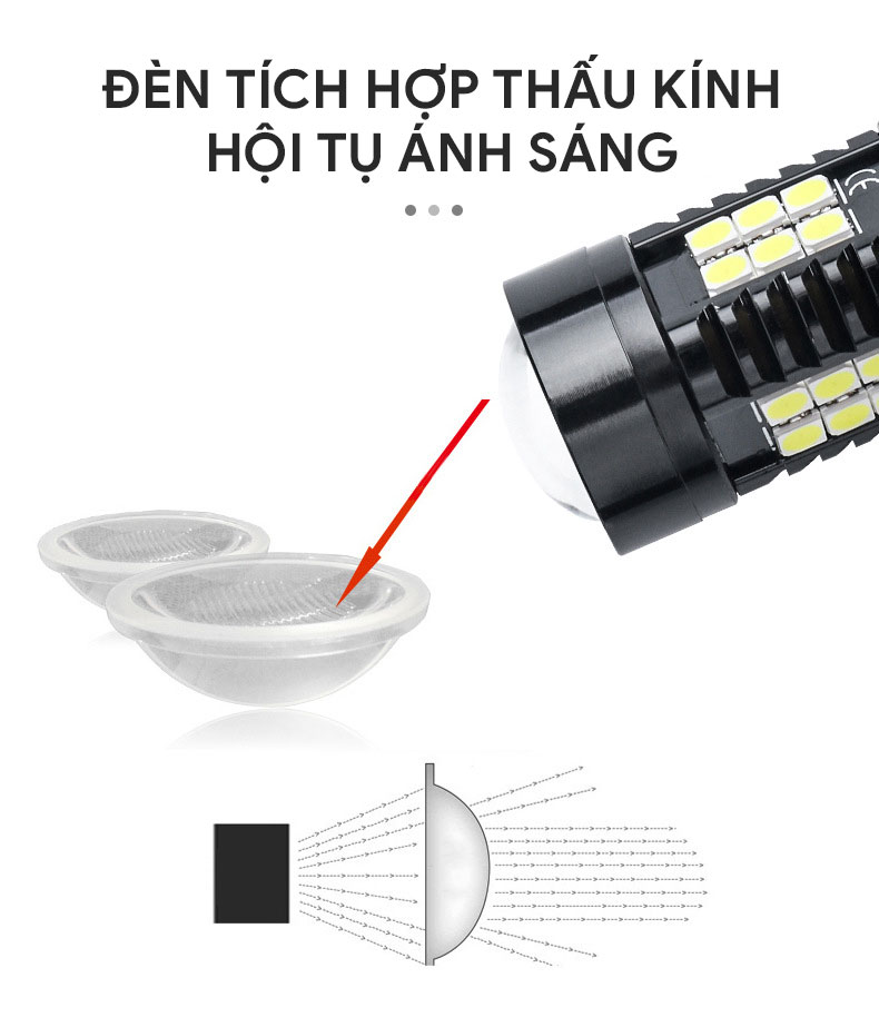 Đèn LED chân 1156 1157 T20 7743 3157 chip 3030 T203030-21