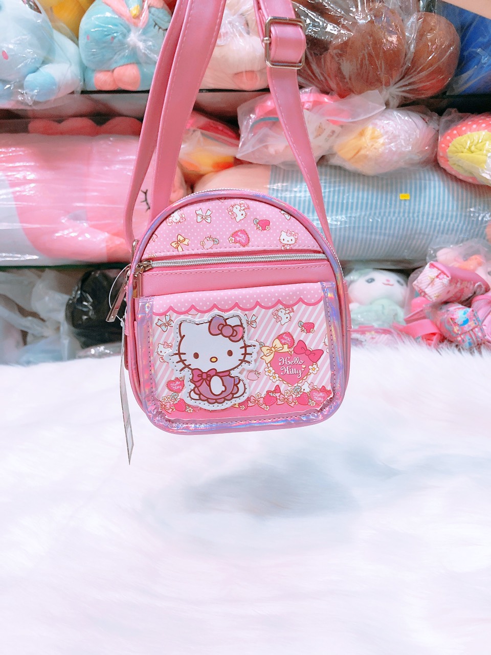 Túi đeo chéo cho bé Hello Kitty (KTW095)