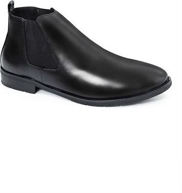 Giày Bốt Nam Cổ Cao Kiểu Dáng Chelsea Boot GD011- Đen Da Giày Việt Nam