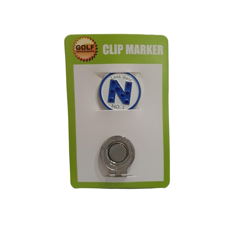 Mác bóng chơi golf clip marker đánh dấu vị trí kẹp nam châm loại đẹp MT005