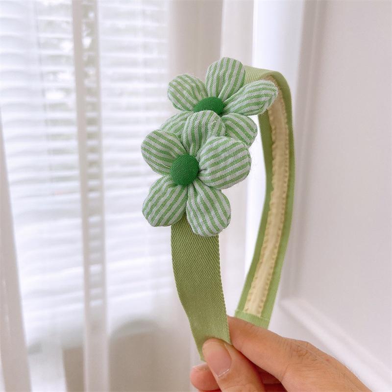 Bờm Kẹp Tóc Hàn Quốc Cho Bé Gái Có Đính Hoa quả kẻ Siêu Cute Hot Nhất 2021- Phụ Kiện Tóc Từ 1-6 Tuổi đáng yêu BHK