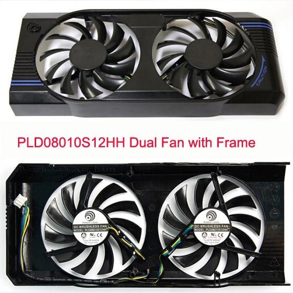 Quạt Tản Nhiệt Làm Mát Thay Thế Cho Thẻ Đồ Họa R7770 Hd 7770 N460 N560 Gtx Pld08010S12H