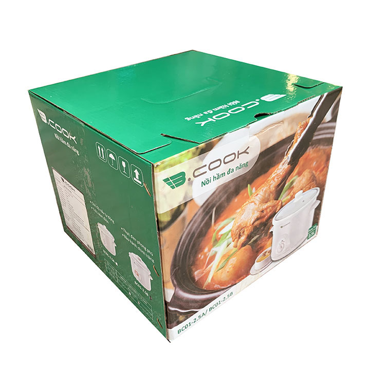 Nồi hầm điện tử đa năng 2.5 Lít B.Cook Bohmann BC01-2.5B chính hãng