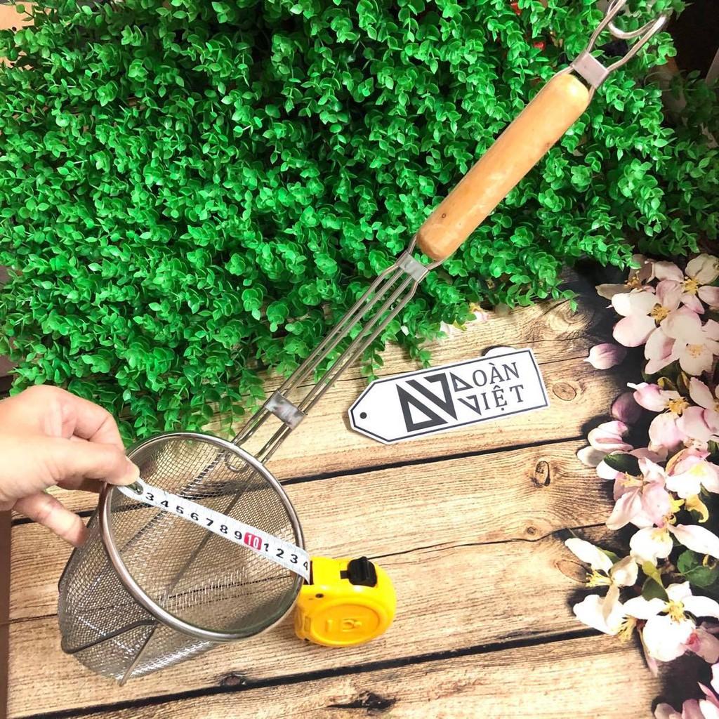 Vợt Trụng Hủ Tiếu, Mì 50cm - Sâu Lòng, Inox Tốt