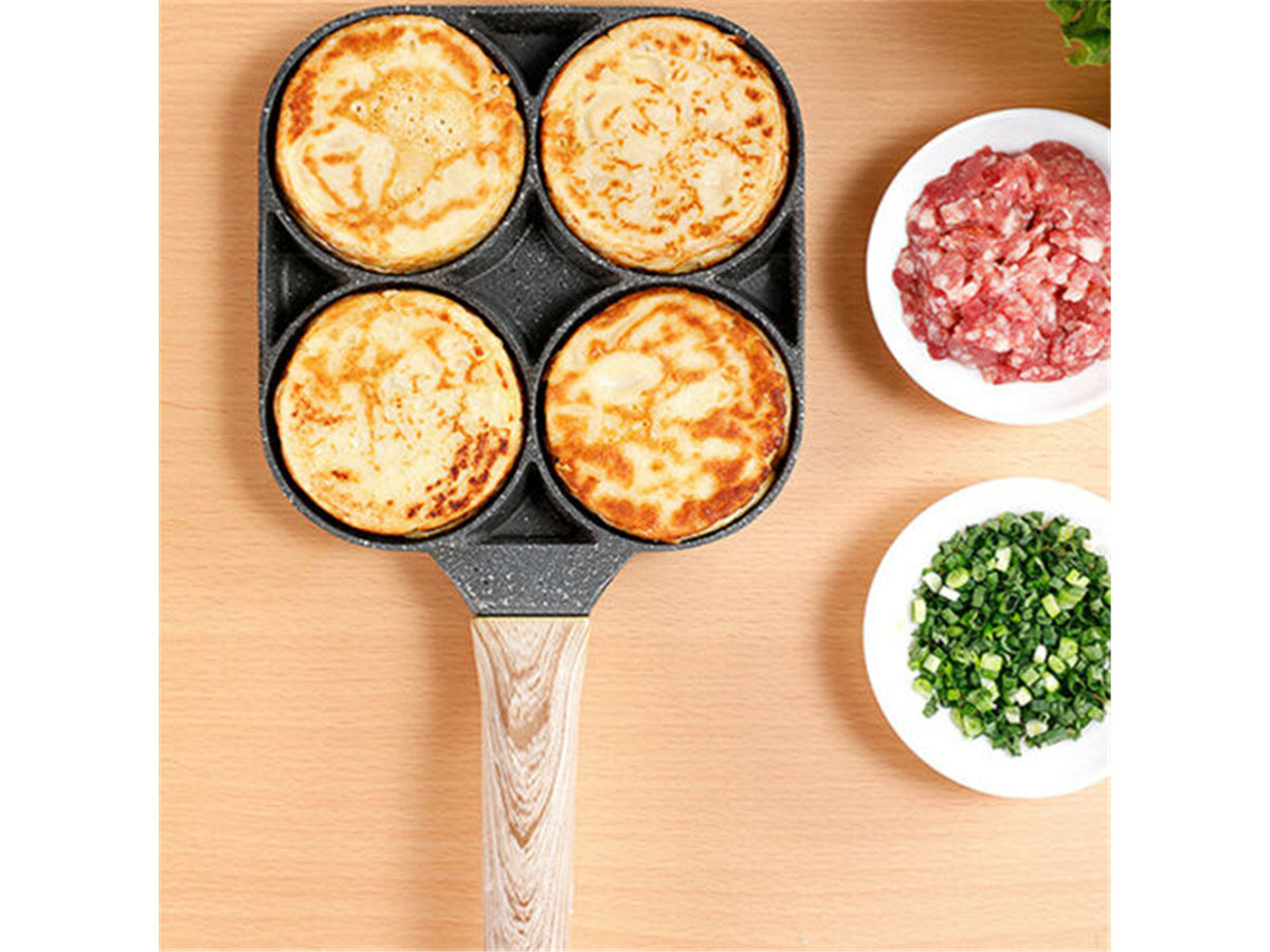 Nồi chiên bốn lỗ Chảo bánh kếp nhân trứng