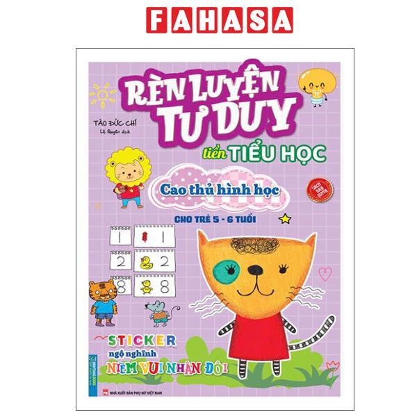 Sách - Rèn Luyện Tư Duy Tiền Tiểu Học - Cao Thủ Hình Học - Cho Trẻ 5-6 Tuổi