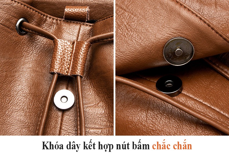 Balô da thật thời trang phong cách trẻ trung - Hàng nhập cao cấp
