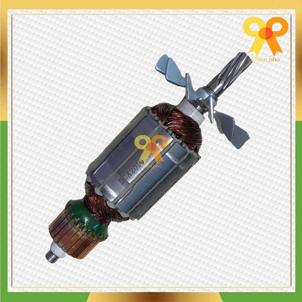 Rotor máy khoan rút lõi cho DCA AZZ90 AZZ130 - 7 Răng huyền Thân 45mm Dài 170mm