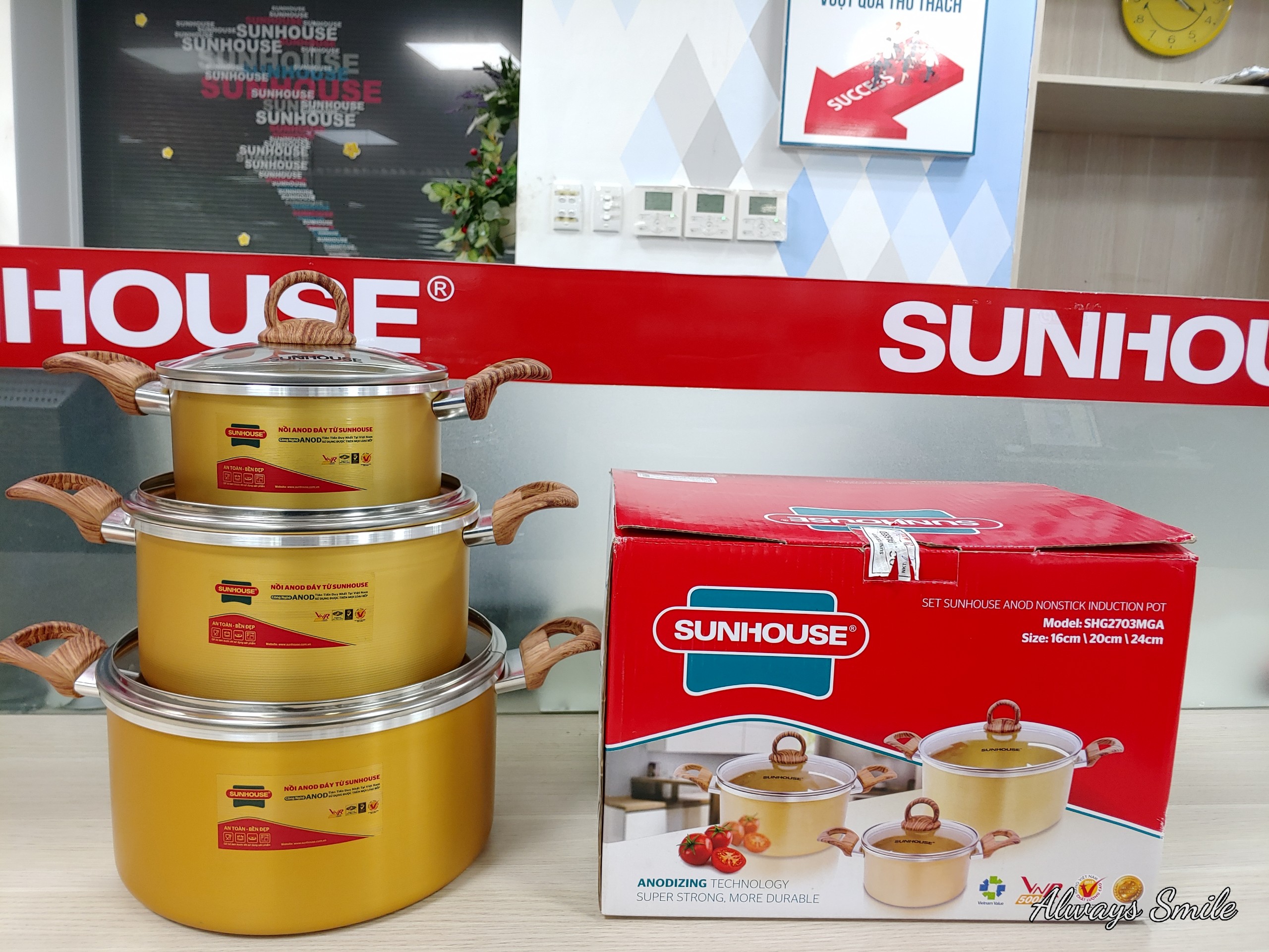 BỘ NỒI ANOD SUNHOUSE SHG2703MGA